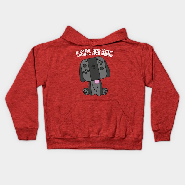 Gamer's Best friend Kids Hoodie by RetroFreak